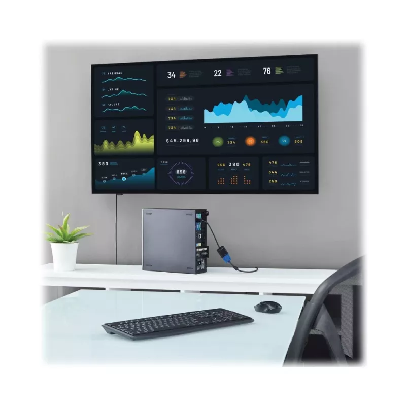 Techly Προσαρμογέας μετατροπέα καλωδίου HDMI σε VGA με Micro USB και ήχο IDATA HDMI-VGA2AU