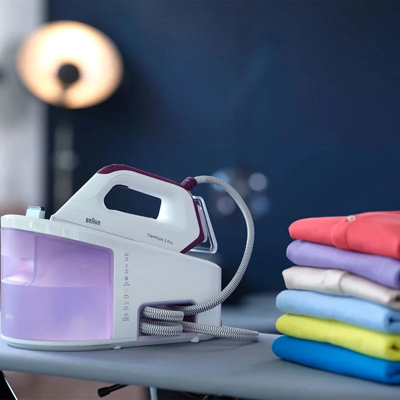 Braun IS3155VI 2400 W 2 L EloxalPlus Πλάκα σιδερώματος Βιολετί, Λευκό