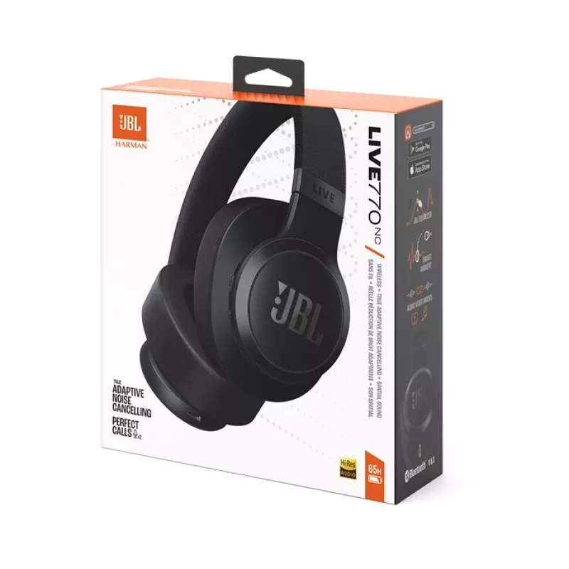 JBL Live 770NC Headset Ασύρματο Κεφαλής Κλήσεις/Μουσική Bluetooth Μαύρο
