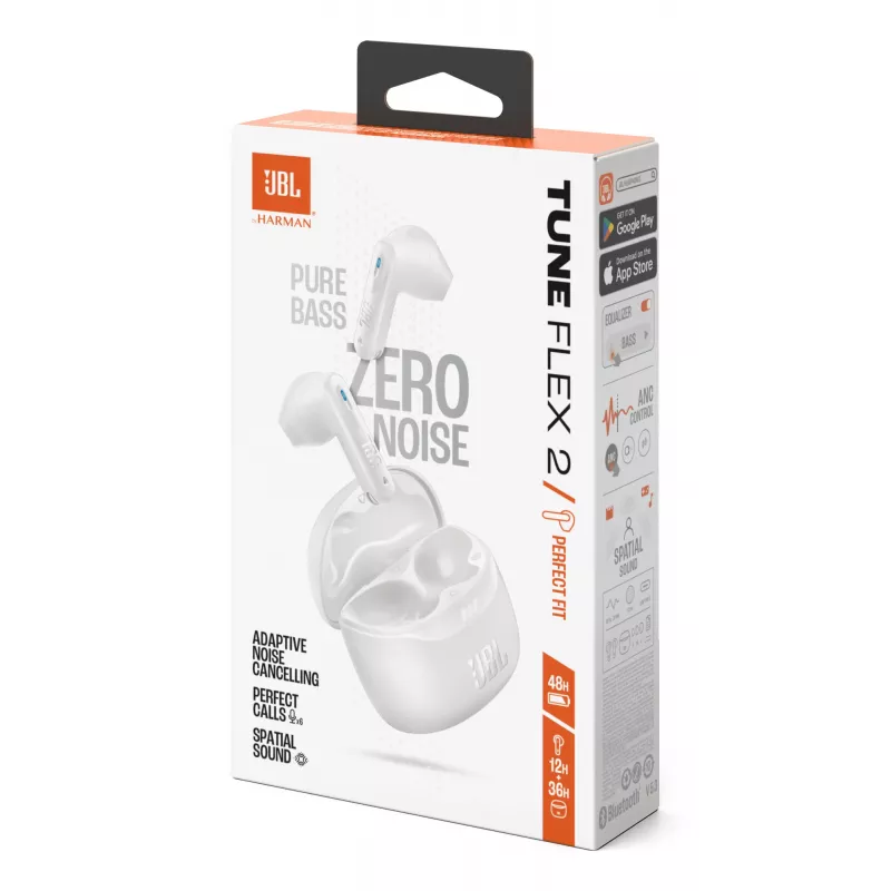 JBL Tune Flex 2 Headset True Wireless Stereo (TWS) In-Ear Κλήσεις/Μουσική Bluetooth Λευκό