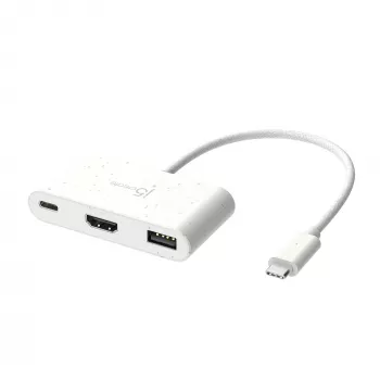j5create JCA379EW – USB-C® σε HDMI™ & USB™ Type-A με Power Delivery