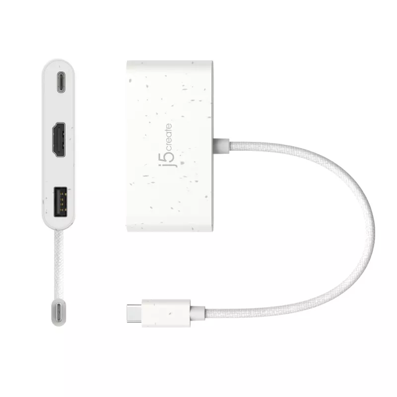 j5create JCA379EW – USB-C® σε HDMI™ & USB™ Type-A με Power Delivery