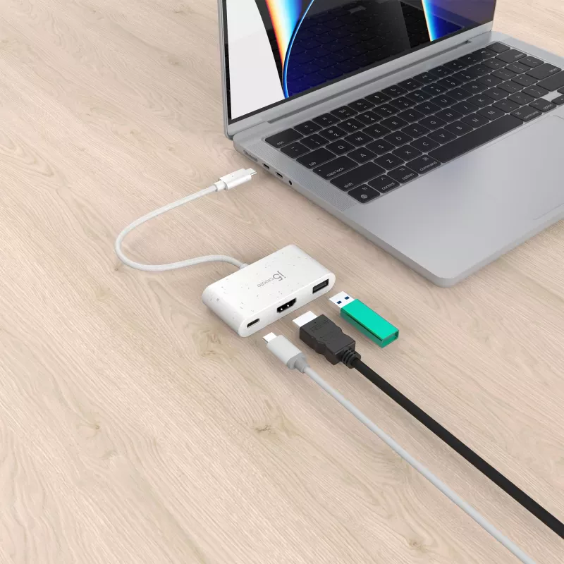 j5create JCA379EW – USB-C® σε HDMI™ & USB™ Type-A με Power Delivery