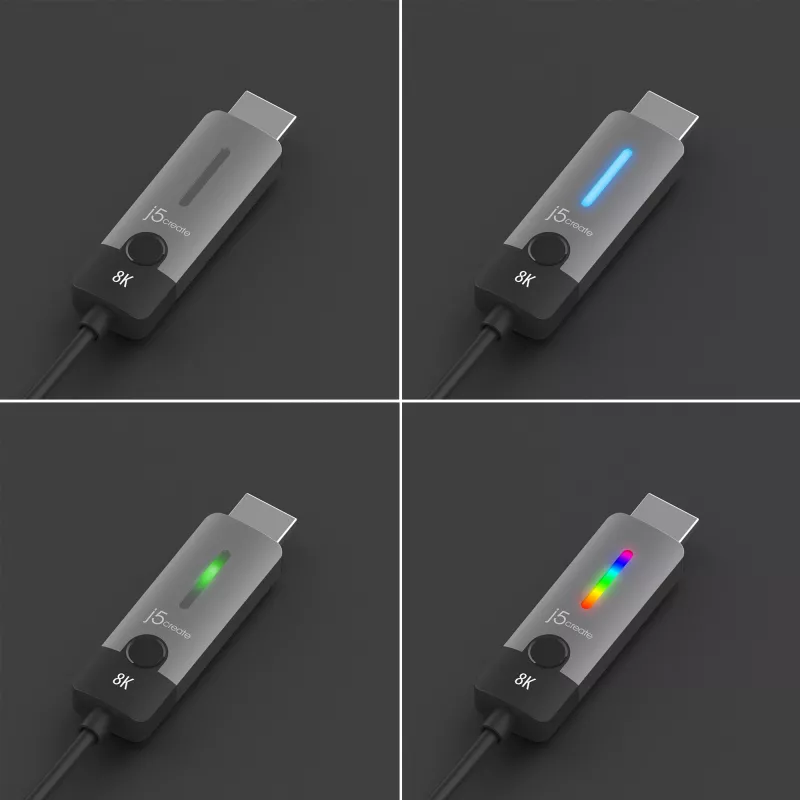 j5create JCC157-N USB-C σε HDMI 2.1 8K Καλώδιο 1,79 m