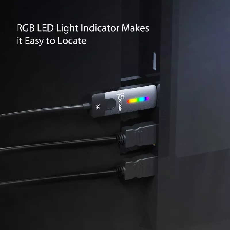 j5create JCC157-N USB-C σε HDMI 2.1 8K Καλώδιο 1,79 m