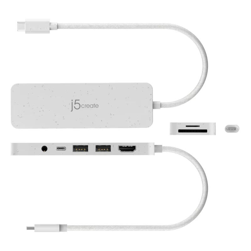 j5create JCD373EW - USB-C® Multi-Port Hub με Power Delivery