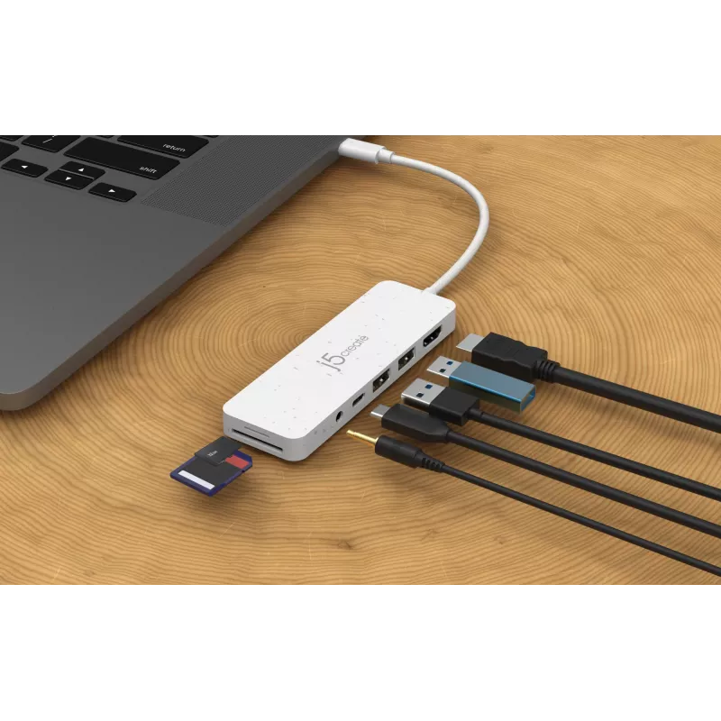 j5create JCD373EW - USB-C® Multi-Port Hub με Power Delivery