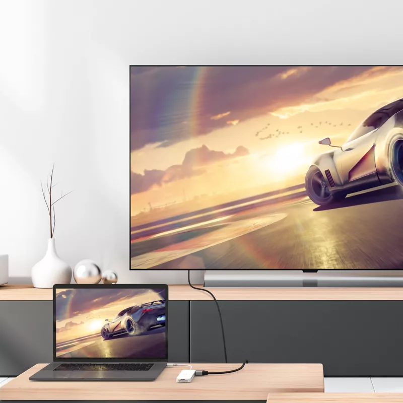 Πολυπροσαρμογέας USB-C j5create JCD373-N 60W Power Delivery 4K