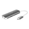 j5create JCD383 USB-C™ 9-in-1 Multi-Adapter, Ασημί και Λευκό