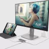 j5create JCD383 USB-C™ 9-in-1 Multi-Adapter, Ασημί και Λευκό