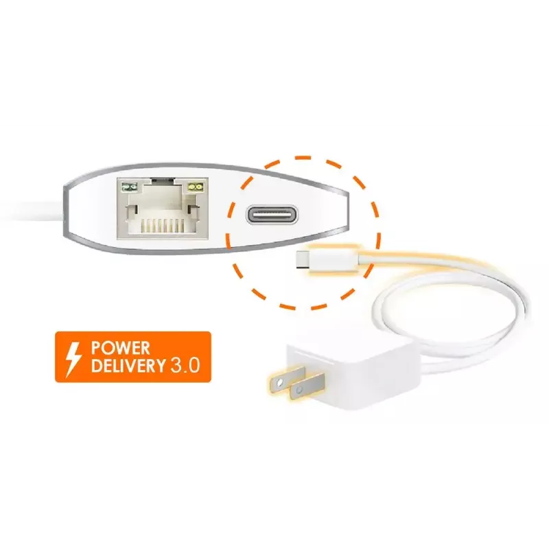 j5create JCD383 USB-C™ 9-in-1 Multi-Adapter, Ασημί και Λευκό