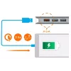 j5create JCD383 USB-C™ 9-in-1 Multi-Adapter, Ασημί και Λευκό