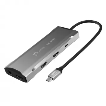 j5create JCD397-N 4K60 Elite USB-C Multi-Monitor Mini Dock Ενσύρματο USB 3.2 Gen 1