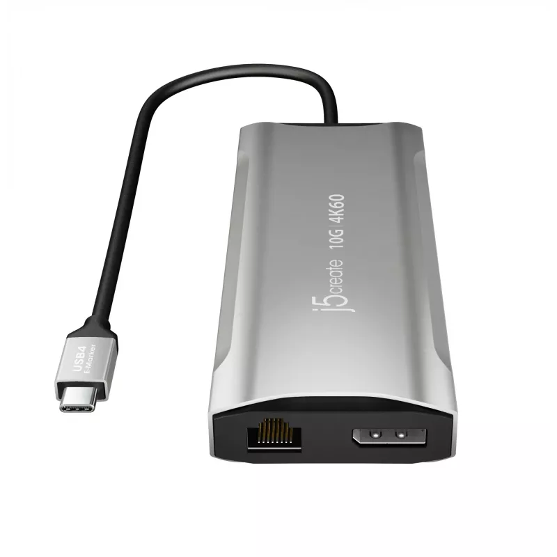 j5create JCD397-N 4K60 Elite USB-C Multi-Monitor Mini Dock Ενσύρματο USB 3.2 Gen 1