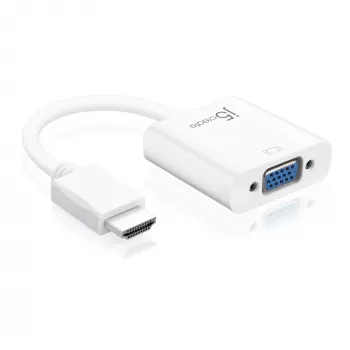 j5create JDA213 HDMI σε VGA Adapter Λευκό 0,1m 1920x1080P