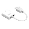 j5create JDA213 HDMI σε VGA Adapter Λευκό 0,1m 1920x1080P