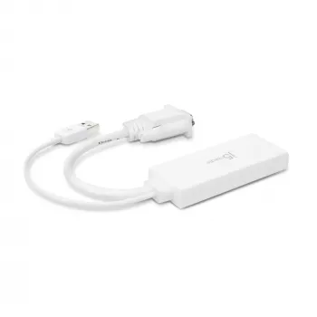 j5create JDA214 VGA-σε-HDMI-Video-Audio-Adapter Λευκό 0,176 m