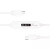 j5create JUCP14-N καλώδιο φόρτισης USB-C 2.0 σε USB-C με δυναμικό μετρητή ισχύος OLED