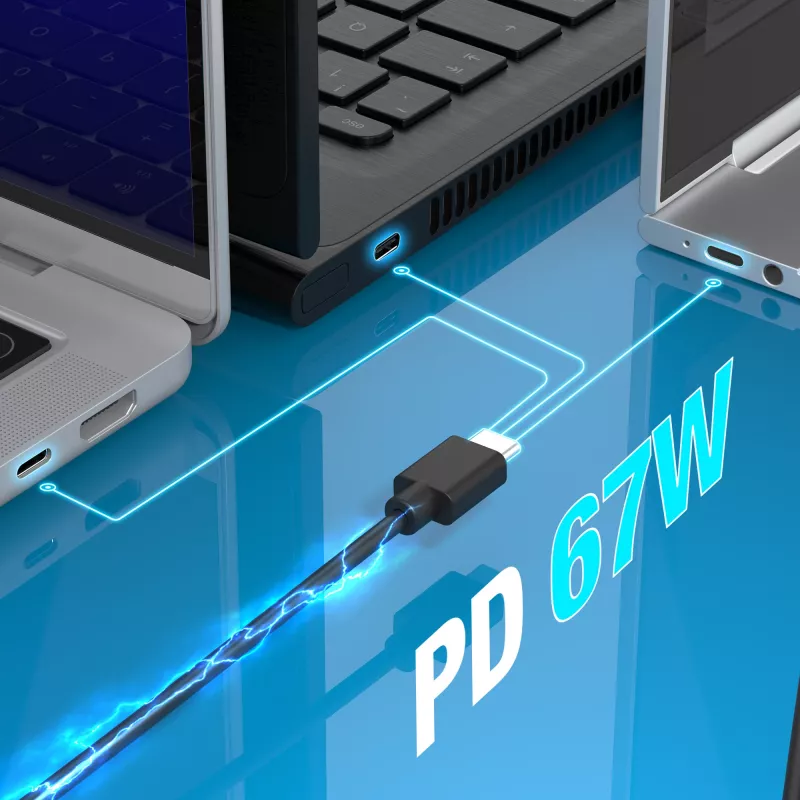j5create JUP1565DCE3A-EN 67W GaN PD USB-C® Mini-φορτιστής με 3 τύπους DC-βυσμάτων - EU