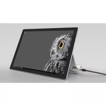 Kensington Κλείδωμα καλωδίου με κλειδί για Surface Pro και Surface Go, 1,8 m, Kensington, Κλειδί, Χάλυβας άνθρακα, Μαύρο, Ασημί