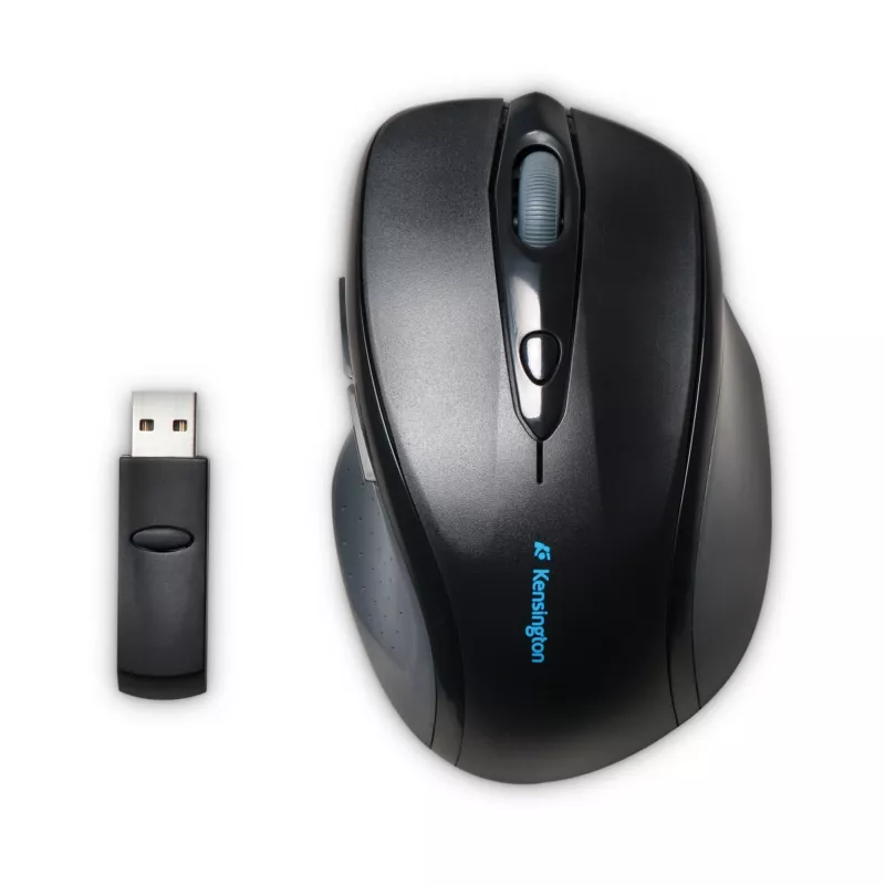 Kensington Pro Fit Wireless Full-Size Ποντίκι, αμφίχειρο, οπτικό, RF Wireless, 1600 DPI, Μαύρο