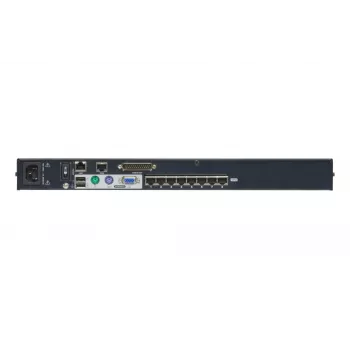 ATEN 8-Port CAT5e/6 KVM-over-IP-Switch, 1920 x 1200 Pixel, Ethernet-LAN, WUXGA, 8,7 W, μαύρο