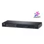 ATEN 16-Port CAT5e/6 KVM over IP Switch, 1920 x 1200 Pixel, Ethernet LAN, WUXGA, 8,9 W, μαύρο