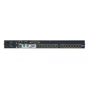 ATEN 16-Port CAT5e/6 KVM over IP Switch, 1920 x 1200 Pixel, Ethernet LAN, WUXGA, 8,9 W, μαύρο