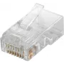 Microconnect KON503-10 Συνδετήρες καλωδίων RJ45 διαφανές
