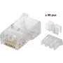 Microconnect KON503-50 Συνδετήρες RJ45 διαφανές