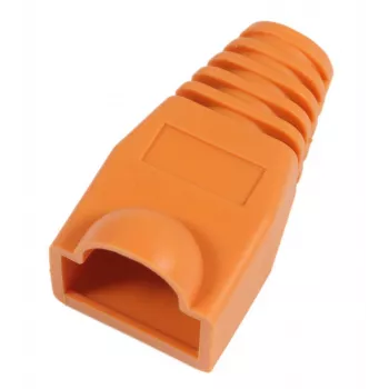 MicroConnect KON503O RJ45 Θηλιά ανακούφισης έλξης, πορτοκαλί, 50 τεμ.