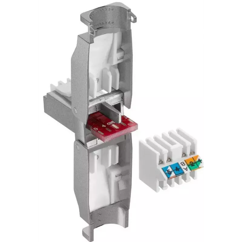 Microconnect KON522TL Συνδετήρες RJ45 ασημί