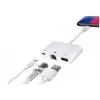 Microconnect LIGHT-HUB2 βάση laptop/πολλαπλασιαστής θυρών Lightning λευκό