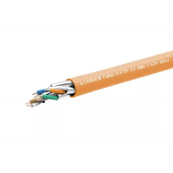 Καλώδιο Δικτύου Lanview LVN122153 RJ45 Cat6a 305 m Πορτοκαλί