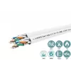 Cat6a U-FTP Dual Καλώδιο Δικτύου 4x2xAWG23 LSZH λευκό