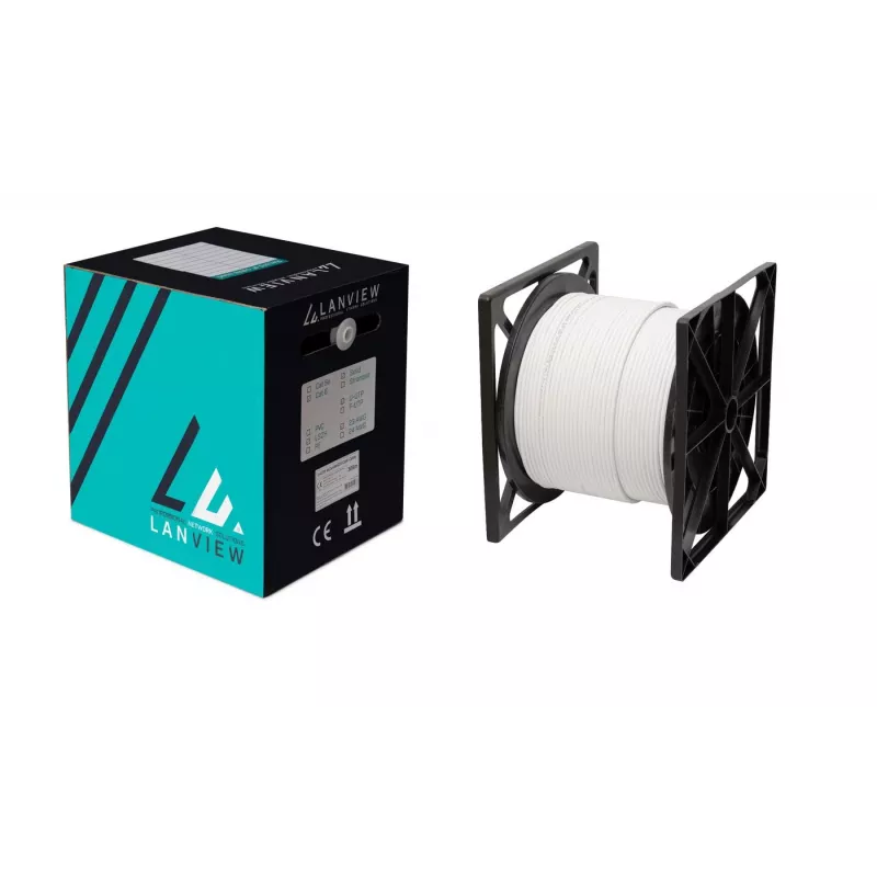 Lanview LVN122432 Καλώδιο Δικτύου Λευκό 305 m Cat6a U/FTP (STP)