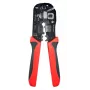 Lanview LVN125457 Πένσα κοπής και πρέσας καλωδίων, κόκκινο
