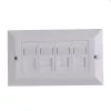 Lanview LVN126188UK-4 Κουτί εντοιχισμού RJ-45 λευκό