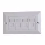 Lanview LVN126188UK-4 Κουτί εντοιχισμού RJ-45 λευκό