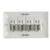Lanview LVN126188UK-4 πρόσοψη CAT6, 4 θυρών, τύπου UK, 146 x 86 mm