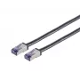 Καλώδιο δικτύου Lanview LVN-CAT6A-FLEX-5M S/FTP Cat6a 5m μαύρο
