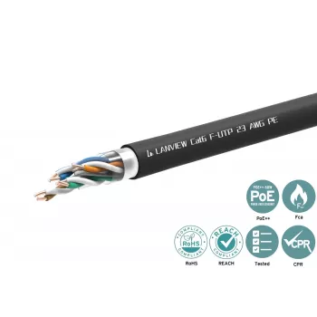 Lanview LVN-CAT6PE-FUTP-305M Καλώδιο δικτύου Cat6 F/UTP (FTP)