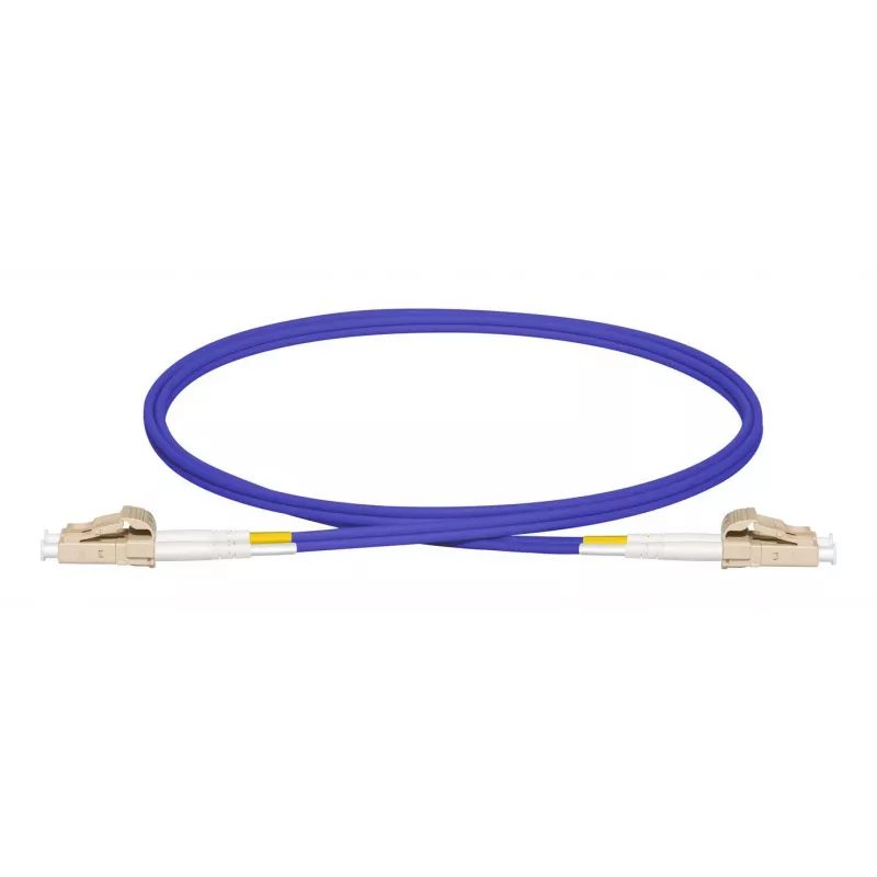 Lanview LVO231810 Καλώδιο InfiniBand/οπτικής ίνας 1 m 2x LC λιλά