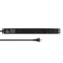 Lanview LVR-3MDK-SW-DK6 Πολύπριζο rack 19 ιντσών, 1U, 13 A, με διακόπτη on/off
