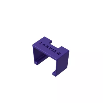 Κλιπ χρωματικής κωδικοποίησης Lanview LVT-SC-P μωβ πλαστικό 20 τεμ.