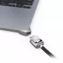 Compulocks Ledge Adapter για MacBook Air 15 ίντσες M2 M3 με Κλειδαριά καλωδίου Ασημί