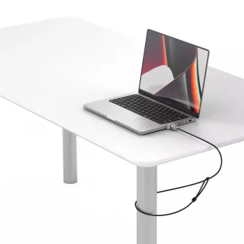 Compulocks Ledge Lock Adapter για MacBook Pro 14 ίντσες M1 M2 M3 Κλειδαριά καλωδίου Ασημί