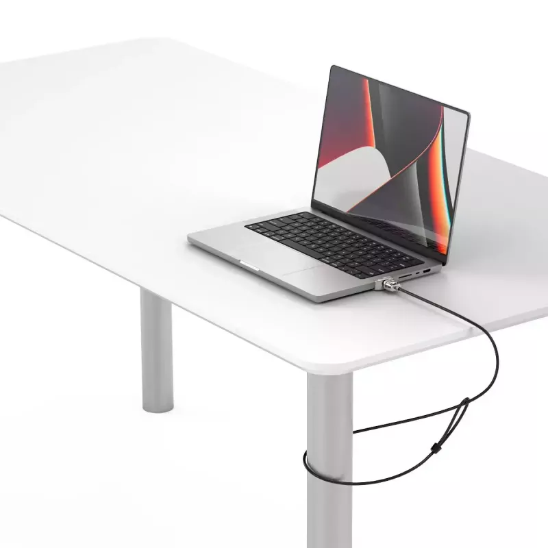 Compulocks Ledge Lock Adapter για MacBook Pro 14 ίντσες M1 M2 M3 Κλειδαριά καλωδίου Ασημί