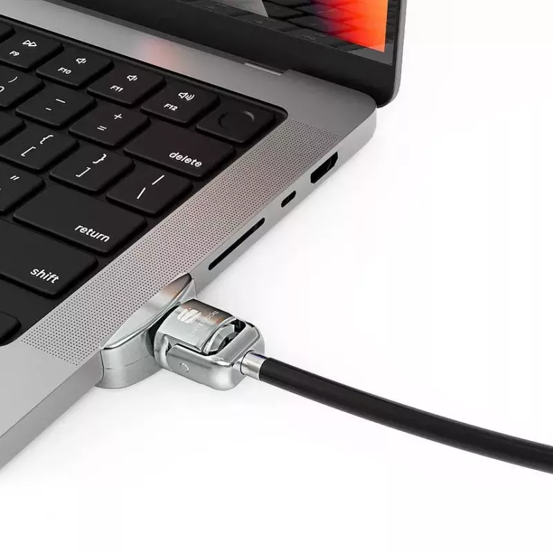 Compulocks Ledge Lock Adapter για MacBook Pro 14 ίντσες M1 M2 M3 Κλειδαριά καλωδίου Ασημί