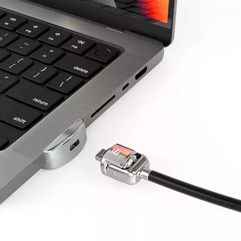 Compulocks Ledge Lock Adapter για MacBook Pro 14 ίντσες M1 M2 M3 Κλειδαριά καλωδίου Ασημί